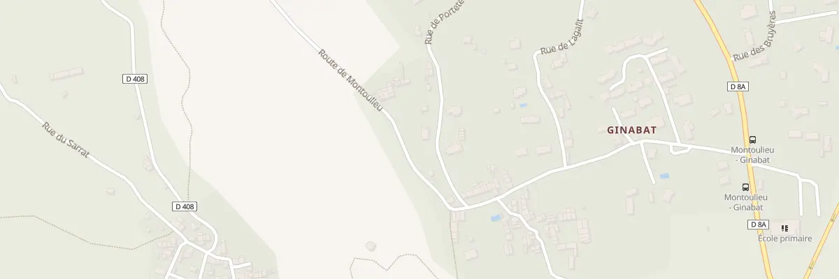Plan de Ginabat à Montoulieu