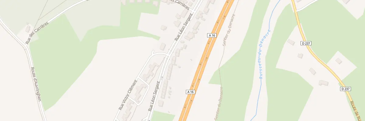 Plan du 75 Rue Leon Sergent à Wimille