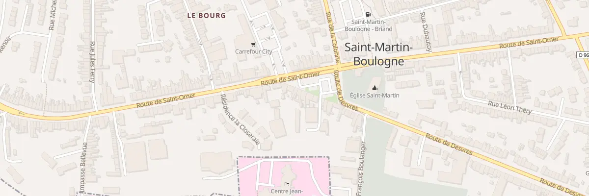 Plan du 8 Rte de Desvres à Saint-Martin-Boulogne