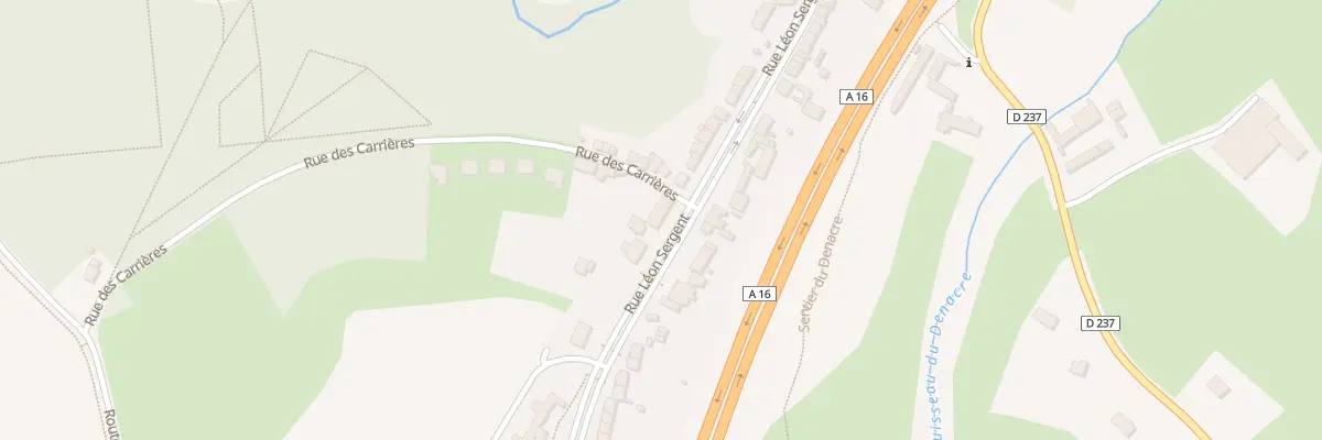 Plan du 38 Rue Leon Sergent à Wimille