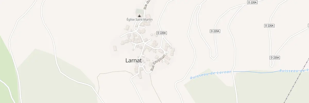 Plan du 22 Le Village à Larnat