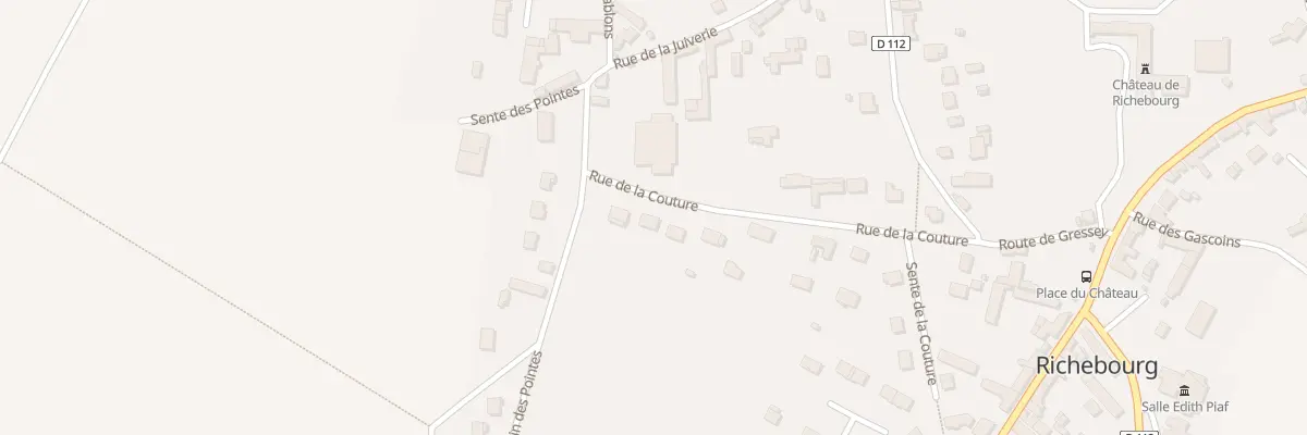 Plan du 17 Rue de la Couture à Richebourg