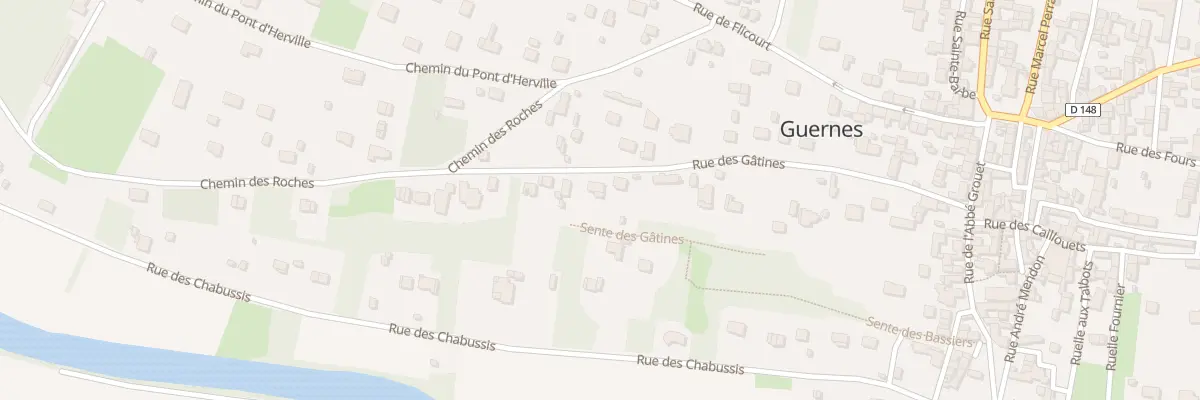Plan du 27 Rue des Gatines à Guernes