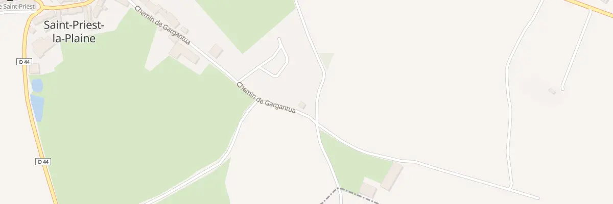 Plan du 10 Chem de Gargantua à Saint-Priest-la-Plaine