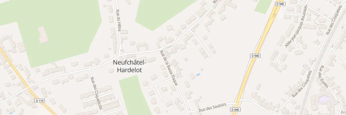 Plan du 133 Rue de la Basse Flaque à Neufchâtel-Hardelot