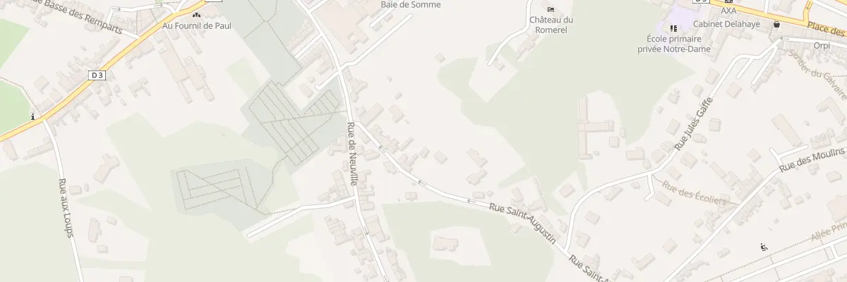Plan du 11 Rue Saint Augustin à Saint-Valery-sur-Somme
