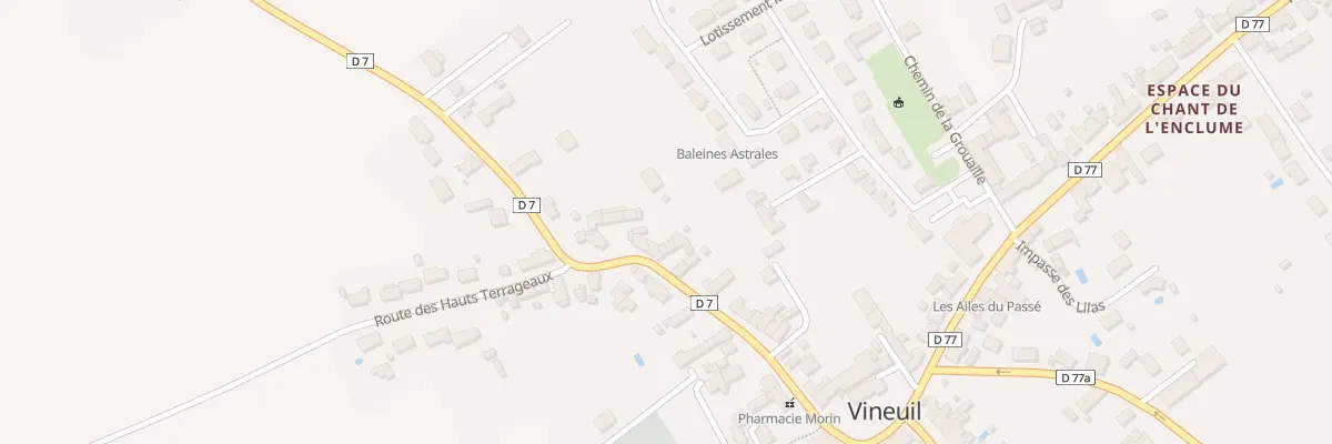 Plan du 28 Rte de Villegongis à Vineuil