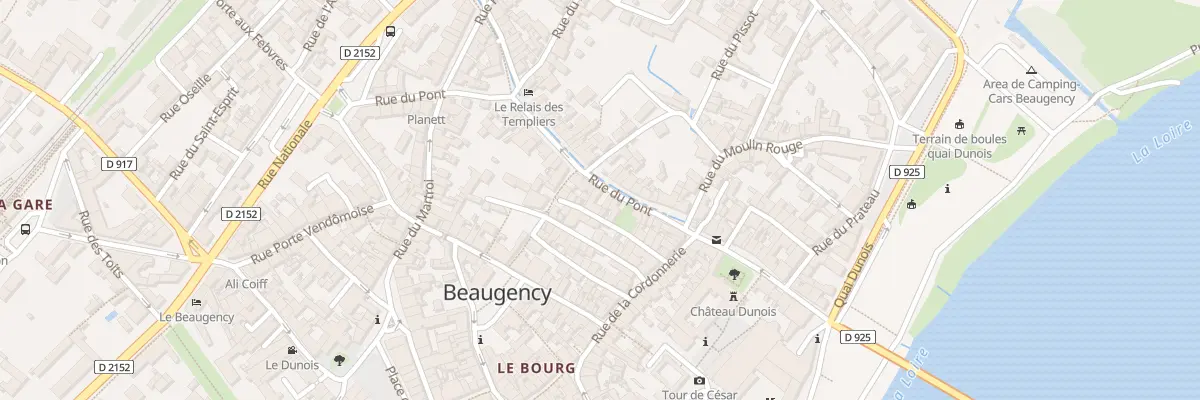 Plan du 25 Rue du Pont à Beaugency