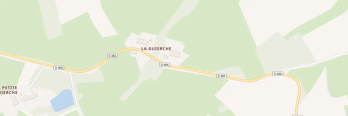 Plan du 3 La Guierche à Lafat
