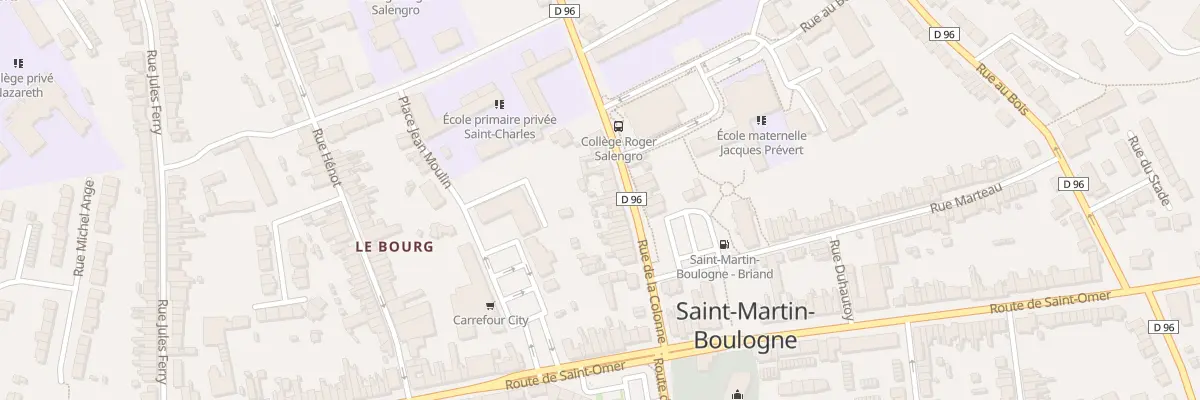 Plan du 37 Rue de la Colonne à Saint-Martin-Boulogne