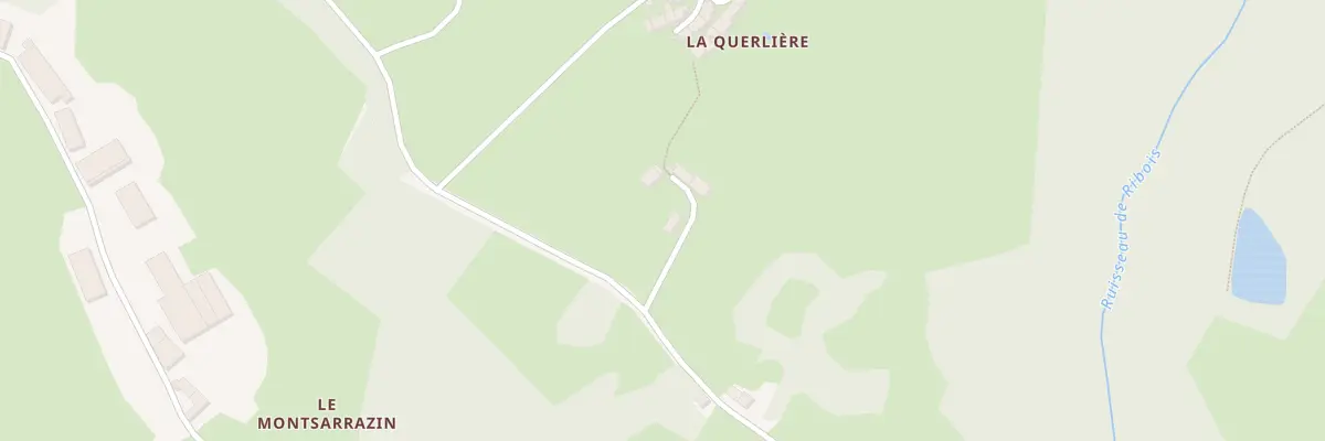 Plan du 15 La Querlière à Crozant