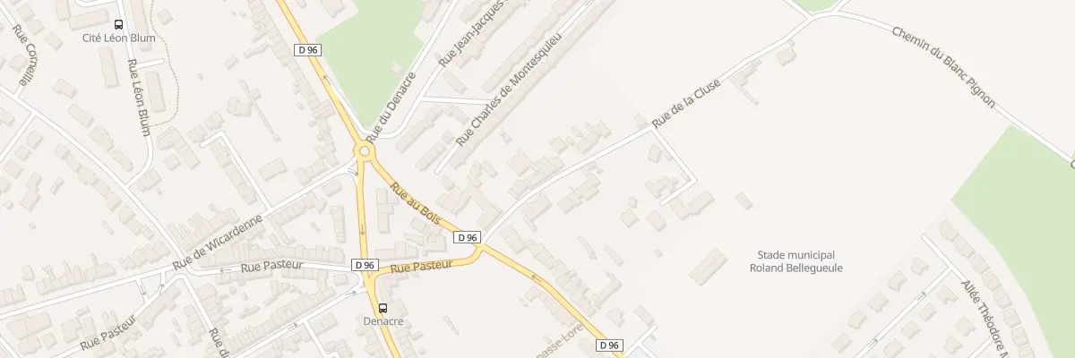 Plan du 25 Rue de la Cluse à Saint-Martin-Boulogne
