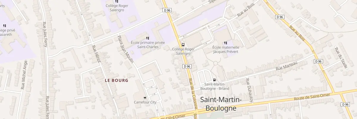 Plan du 43 Rue de la Colonne à Saint-Martin-Boulogne