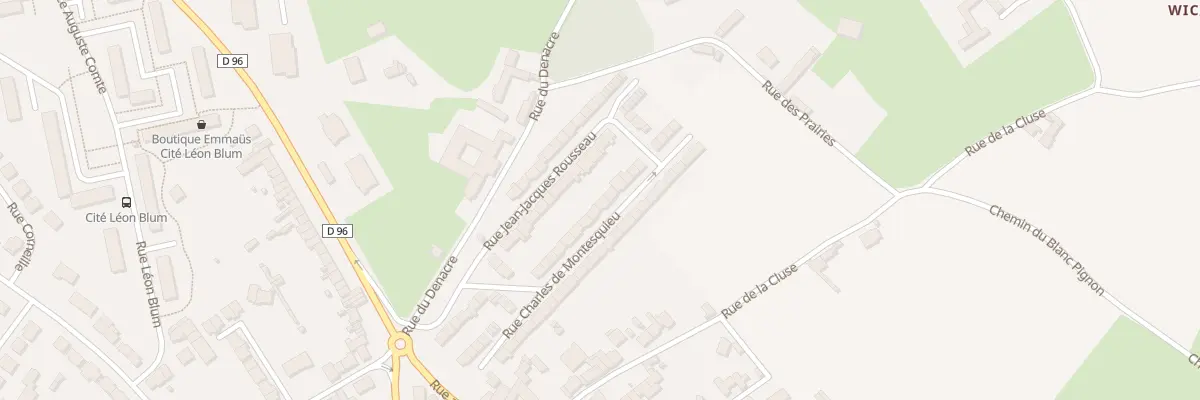 Plan du 25 Rue Montesquieu à Saint-Martin-Boulogne