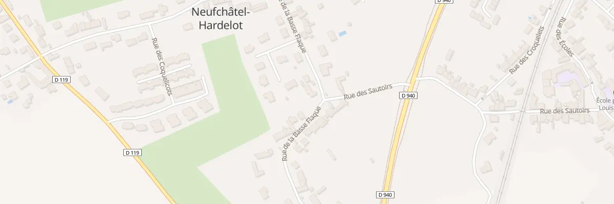 Plan du 106 Rue de la Basse Flaque à Neufchâtel-Hardelot