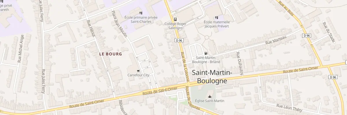 Plan du 17 Rue de la Colonne à Saint-Martin-Boulogne