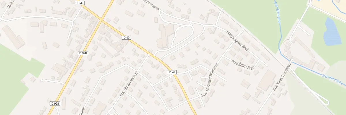 Plan du 37 Rue du Petit Fontaine à Blangy-sur-Bresle