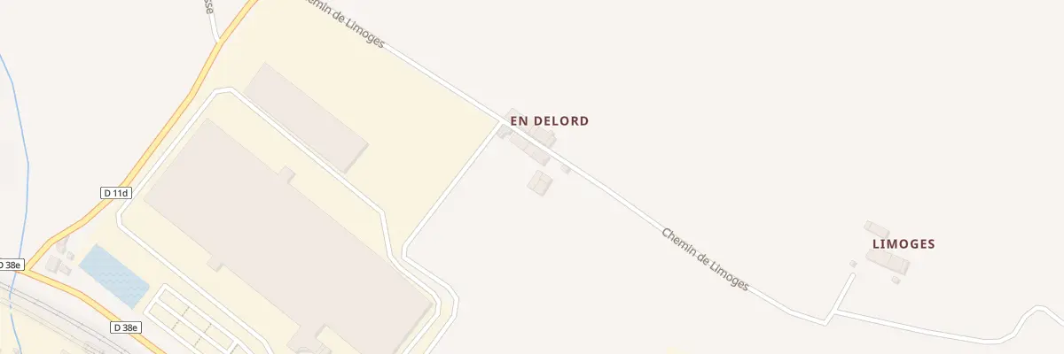 Plan de En Delord à Baziège