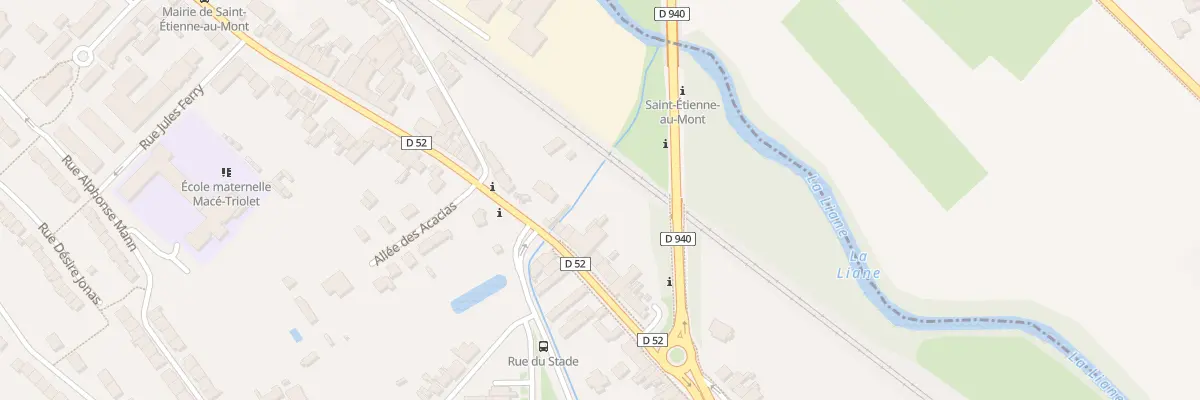 Plan du 85 Rue du Doc Brousse à Saint-Étienne-au-Mont