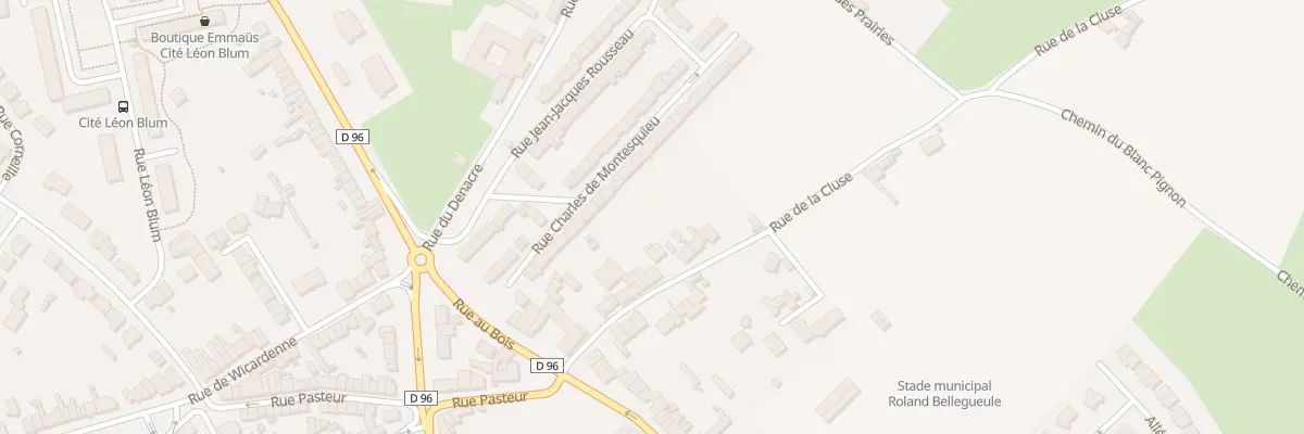 Plan du 39 Rue de la Cluse à Saint-Martin-Boulogne