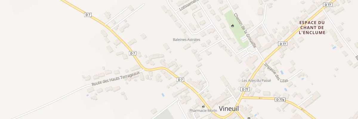 Plan du 5025 Rte de Villegongis à Vineuil