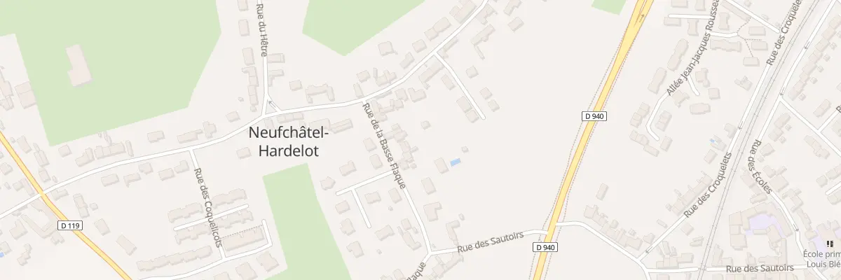 Plan du 125 Rue de la Basse Flaque à Neufchâtel-Hardelot