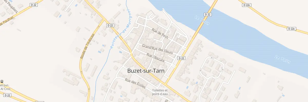 Plan du 64 Rue DEL FABAS à Buzet-sur-Tarn