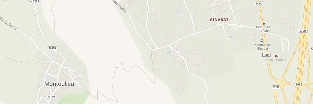 Plan du 2 Rue de l’Ecole à Montoulieu