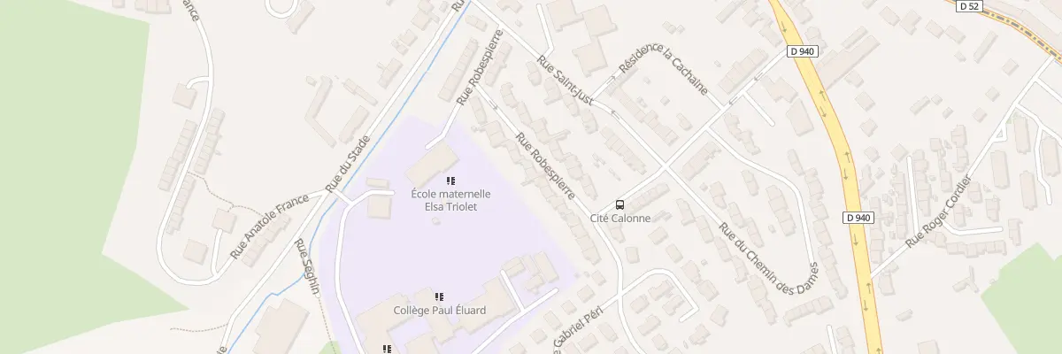 Plan du 30 Rue Robespierre à Saint-Étienne-au-Mont