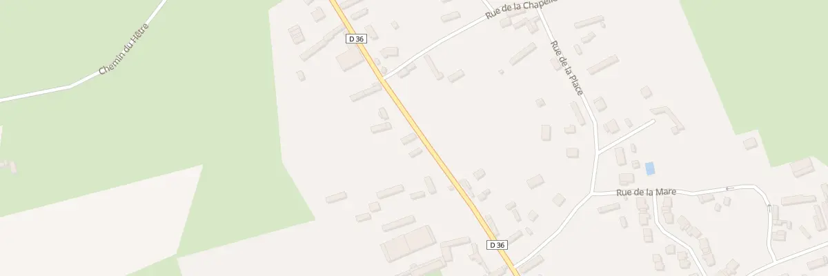 Plan du 553 Rte de Flamets à Conteville