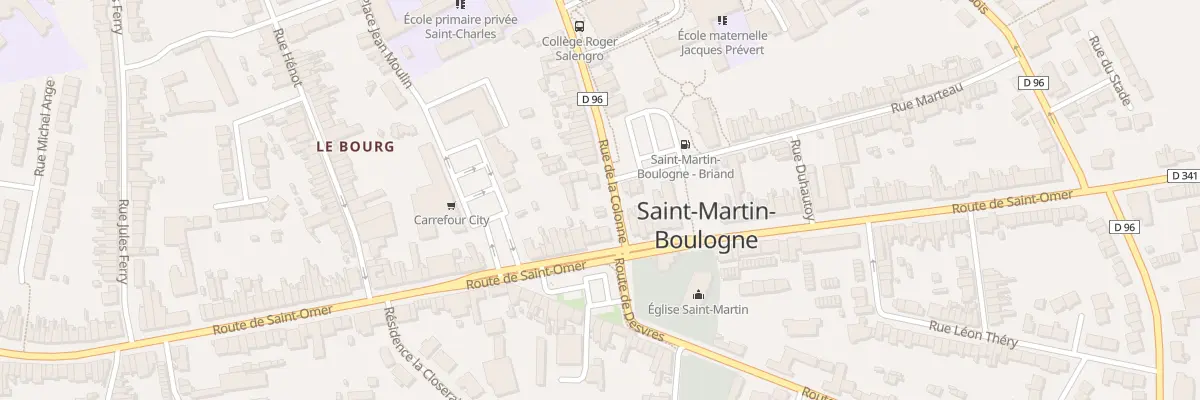 Plan du 11 Rue de la Colonne à Saint-Martin-Boulogne