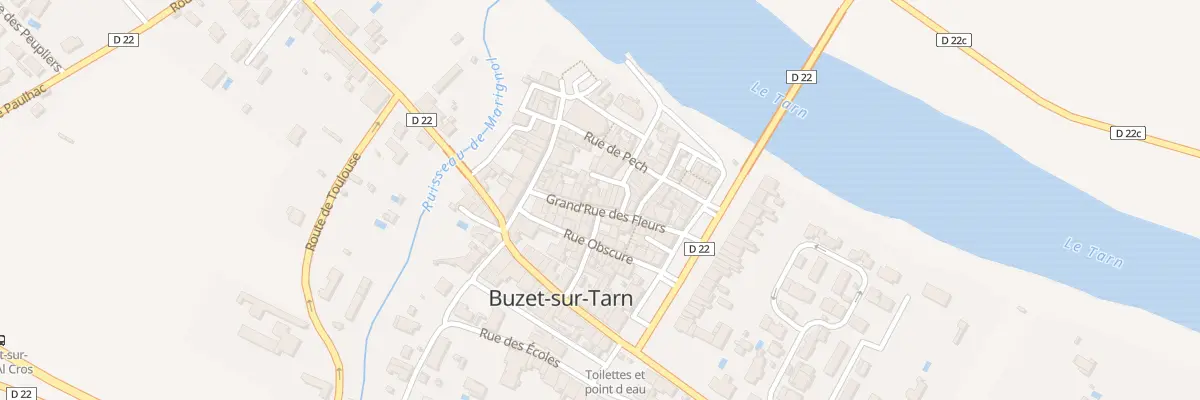Plan du 71 Gr GRAND RUE DES FLEURS à Buzet-sur-Tarn