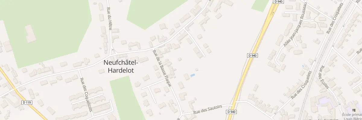 Plan du 127 Rue de la Basse Flaque à Neufchâtel-Hardelot