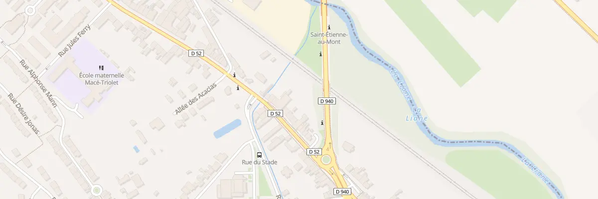 Plan du 87 Rue du Doc Brousse à Saint-Étienne-au-Mont