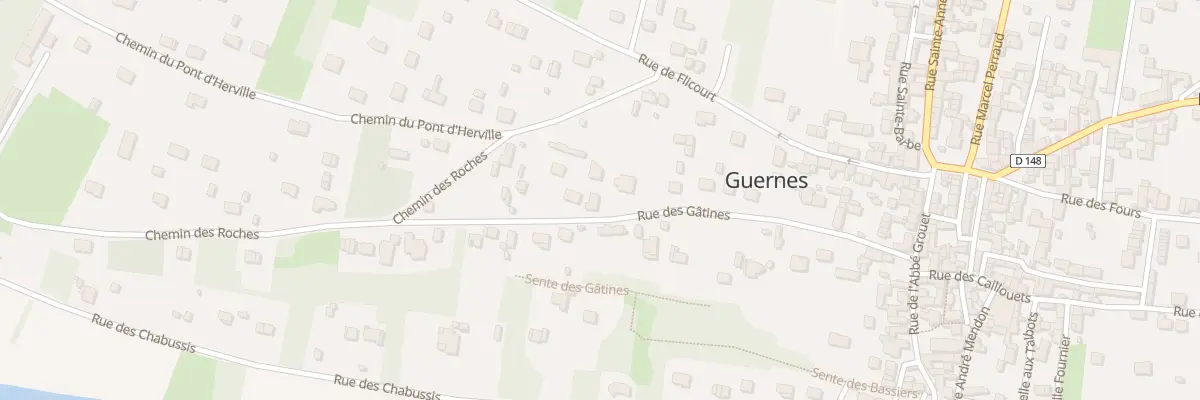 Plan du 26 Rue des Gatines à Guernes