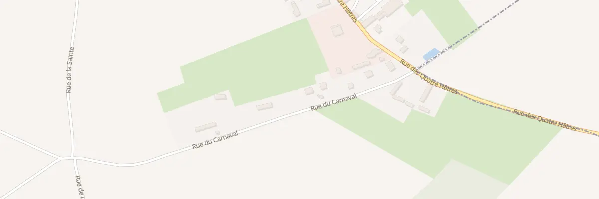Plan du 6 Rue du Carnaval à Bézancourt