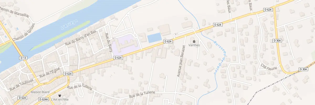Plan du 52 Av du Huit Mai 1945 à Varilhes