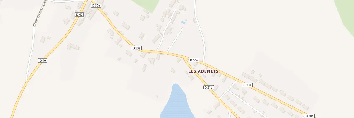 Plan du 10 Rue des Adenets à Mosnay