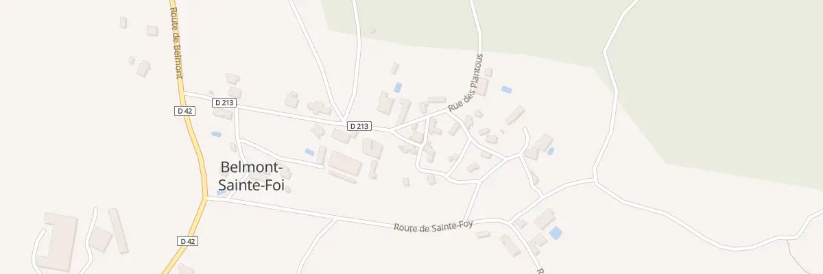 Plan du 25 Rue Bellevue à Belmont-Sainte-Foi