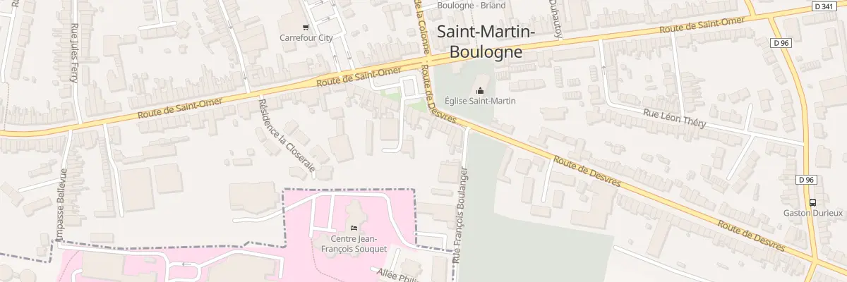 Plan du 28 Rte de Desvres à Saint-Martin-Boulogne