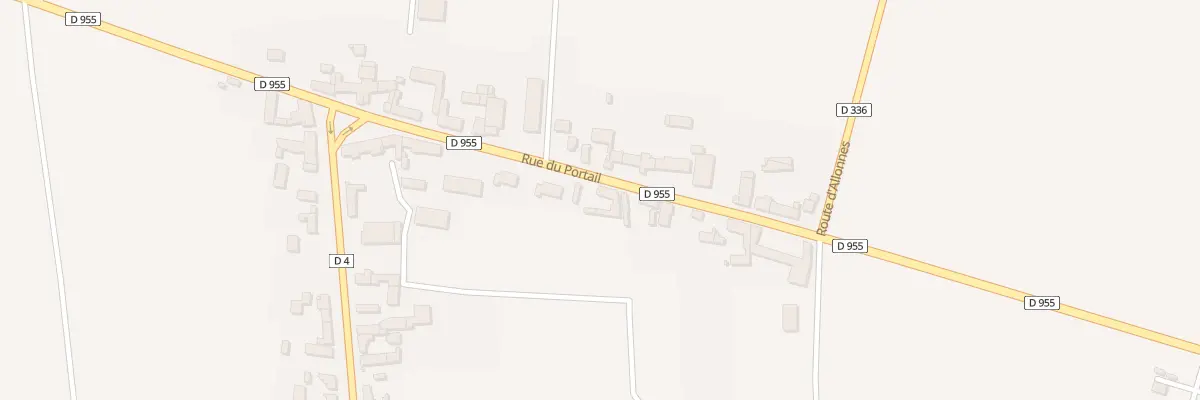 Plan du 18 Rue du Portail à Tournoisis