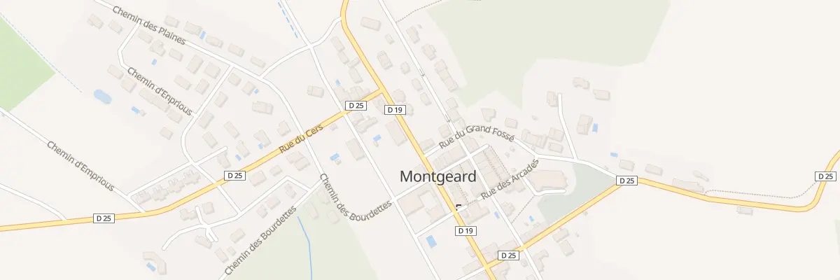 Plan du 27 Rue du Grand Fossé à Montgeard
