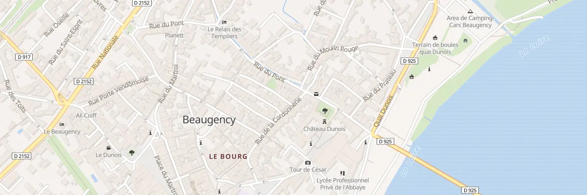Plan du 8 Rue de la Cordonnerie à Beaugency