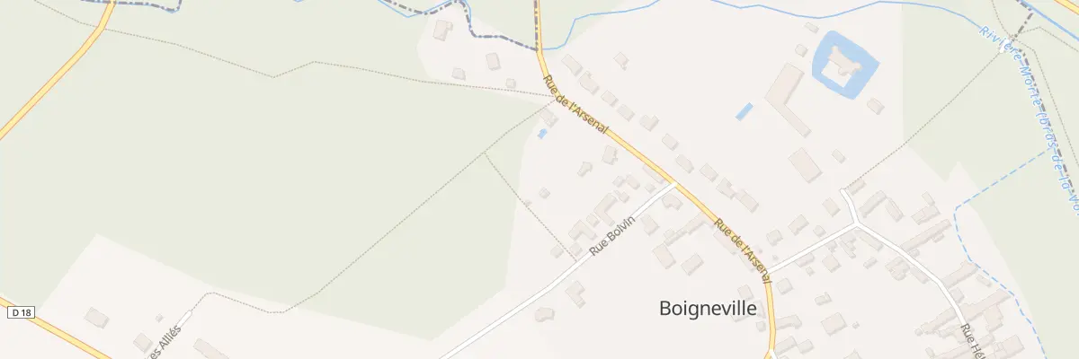 Plan du 136 Boigneville à Yermenonville