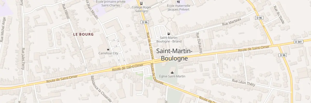 Plan du 305 Rte de Saint Omer à Saint-Martin-Boulogne