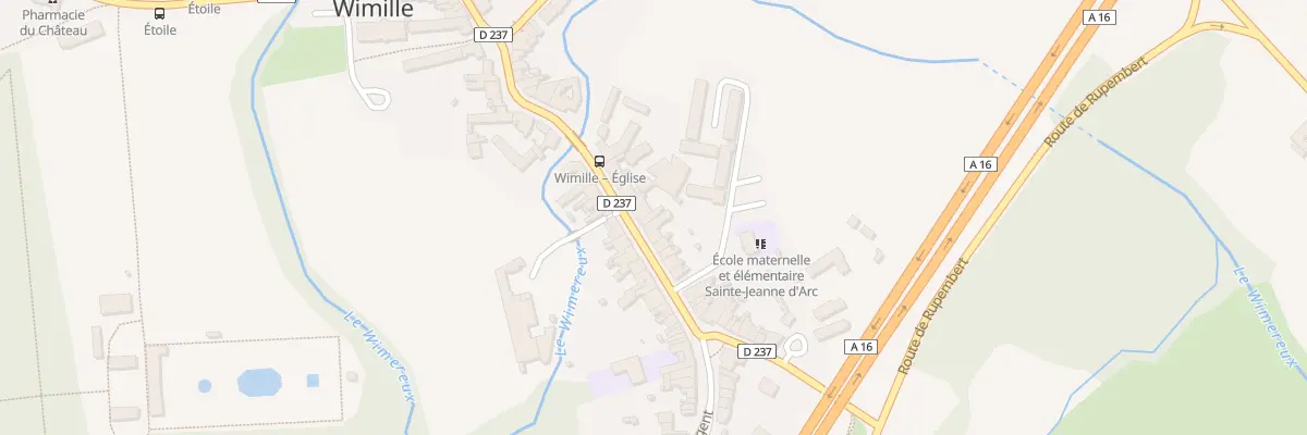 Plan du 40 Rue du General de Gaulle à Wimille