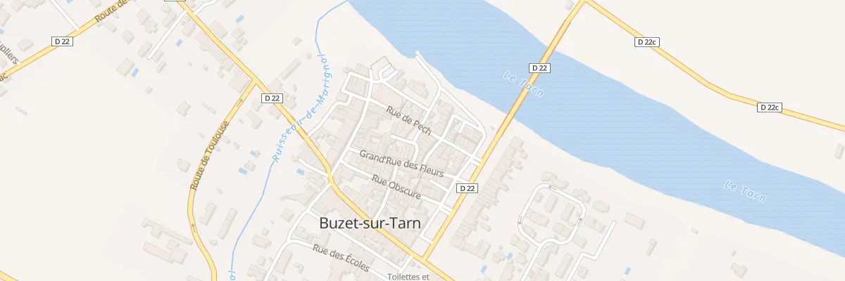 Plan du 14 Rue du Port à Buzet-sur-Tarn