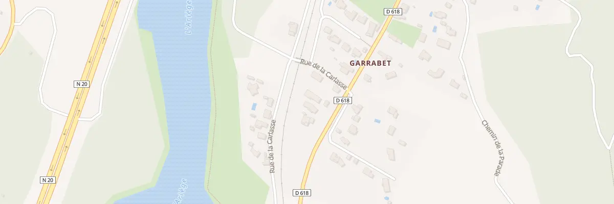 Plan du 5020 Las Serros à Mercus-Garrabet