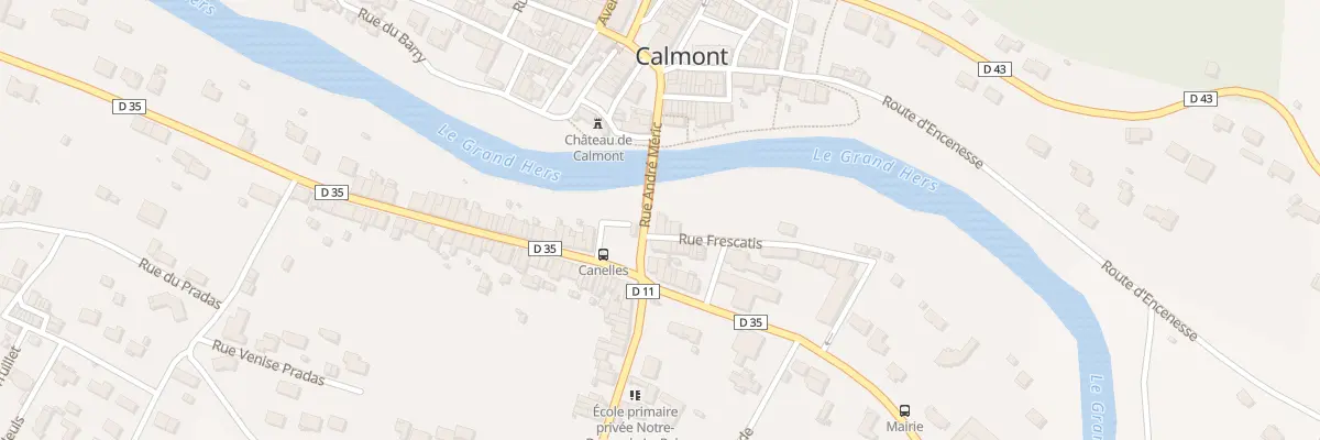 Plan du 6 Rue André Méric à Calmont