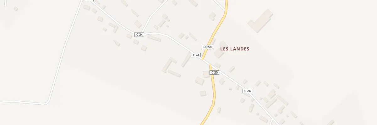 Plan du 54 Les Landes à Bézu-la-Forêt